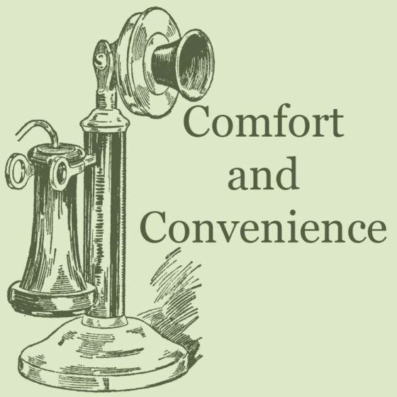 illustration of a candlestick telephone